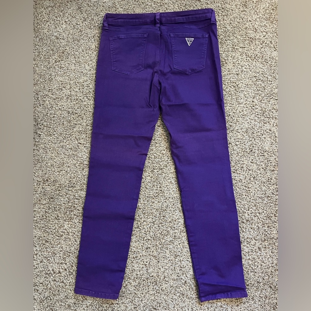 Purple guess skinny jeans - Picture 2 of 6